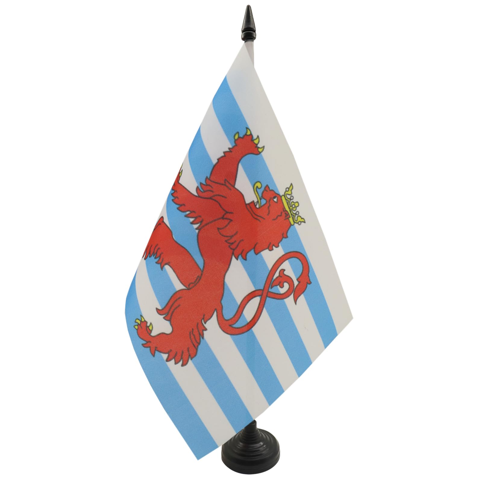 AZ FLAG Luxembourg red lions Table Flag 6x8 in 100D Polyester Plastic Base