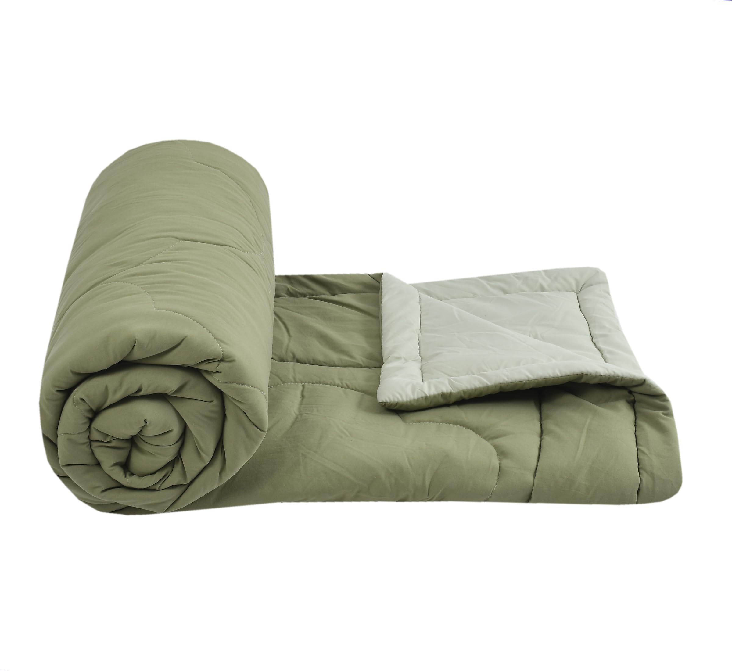 FRESH FROM LOOM Summer Collection Premium Single Bed Light Dohar | Reversible Quilt | Solid Plain Micro Fibre Comforter | Single Bed Light Duvet | Skin Friendly (60x90 in) | TC - 200-image-26