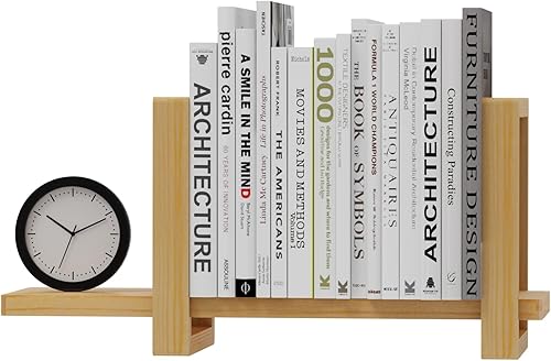 Miniatura 8 de Estantería de escritorio ajustable, estantería de mesa retro, estantería de escritorio para la parte superior del escritorio en la sala de estar,