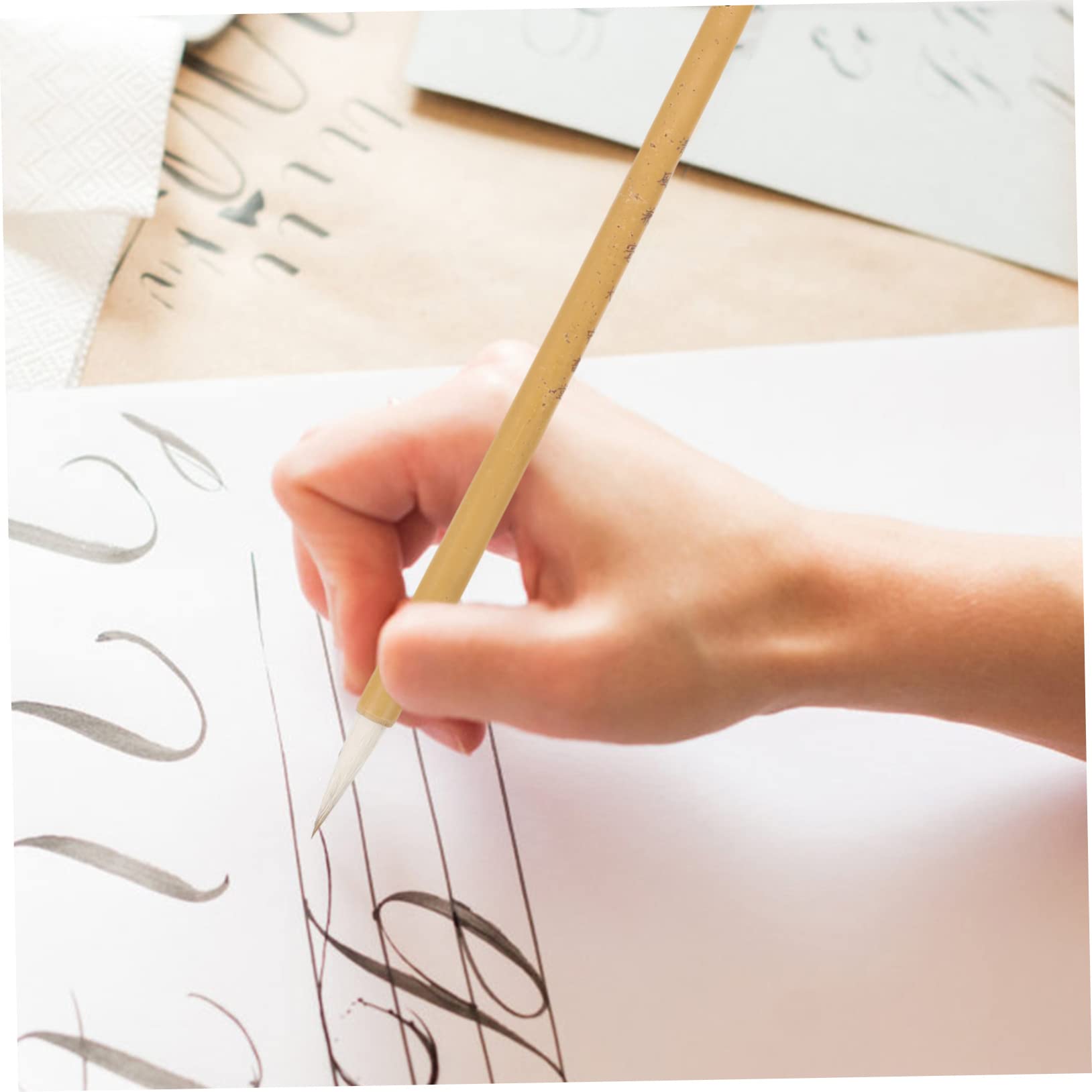 Homoyoyo 15stücke Teiliges Chinesischer Kalligraphie-pinsel Für Anfänger Wiederverwendbare Schreibpinsel Kleinen Mittleren Und Großen Für Kalligraphie-übungen Und Kreative Malerei