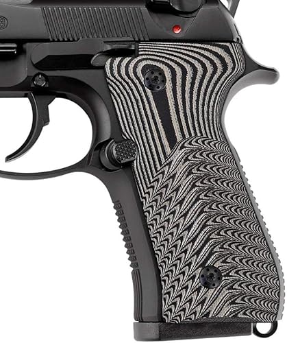 Miniatura 8 de Cool Hand Empuñaduras G10 para Beretta 92FS, tamaño completo 9296, m9, 92a1, 96a1, 92 INOX, textura de ondaexplosión solar, juego de tornillos