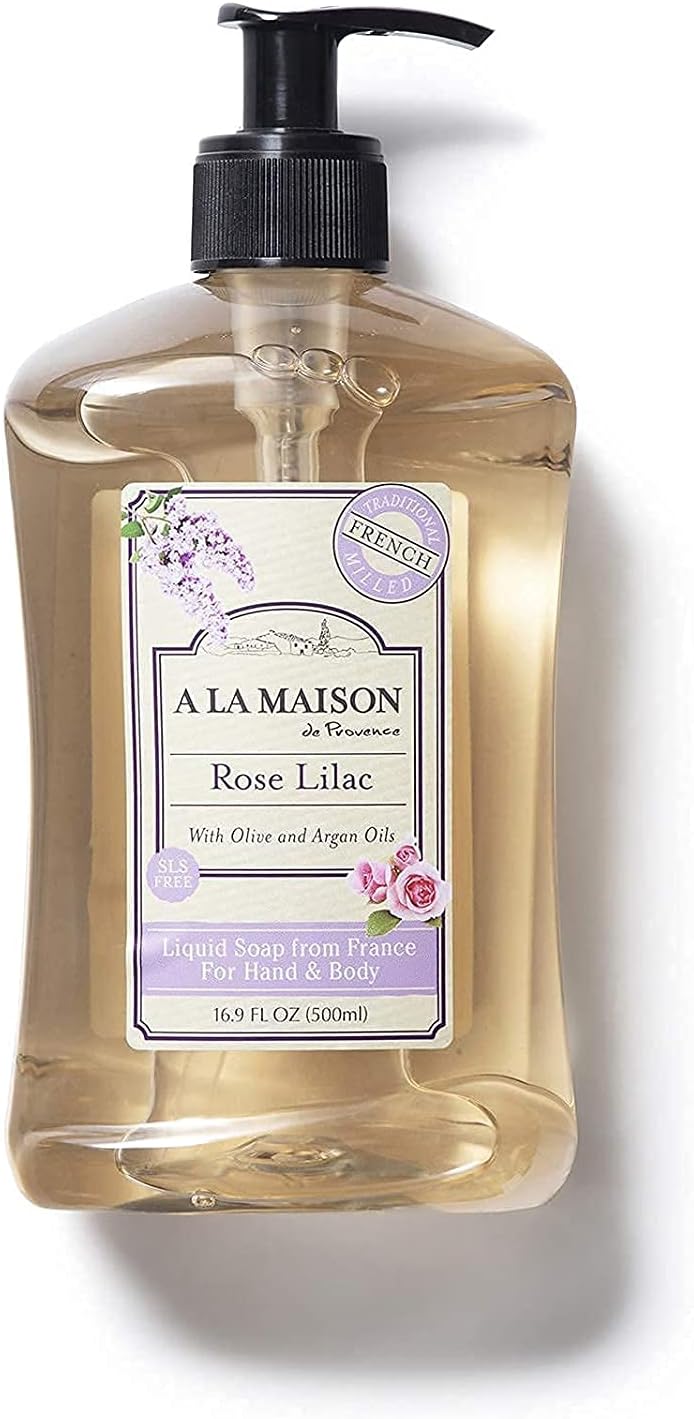 A La Maison, Soap Liquid Hand Body Rose Lilac, 16.9 Fl Oz