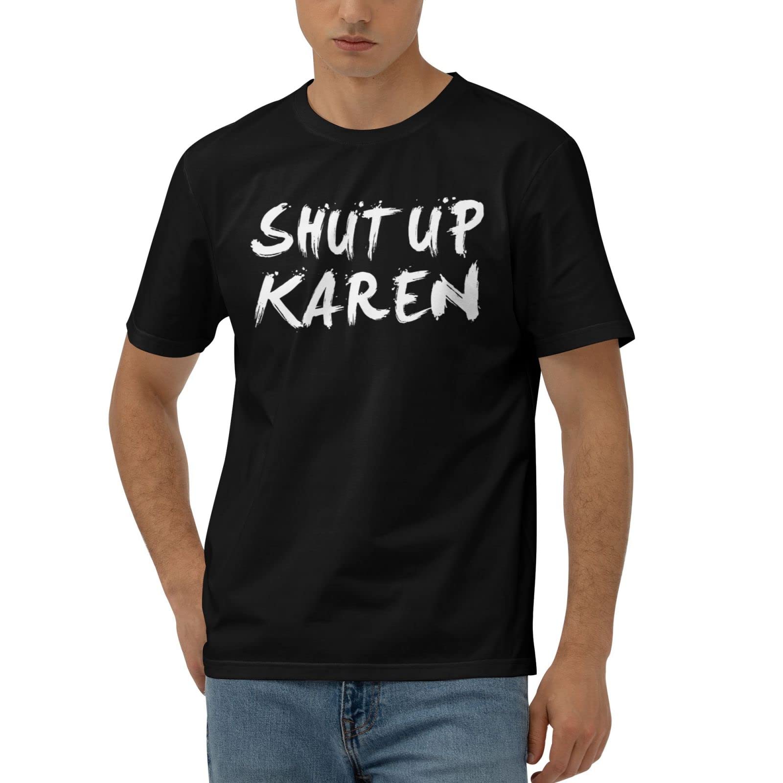 T-shirt graphique T-shirts pour hommes drôles et originaux imprimé Karen taille XL