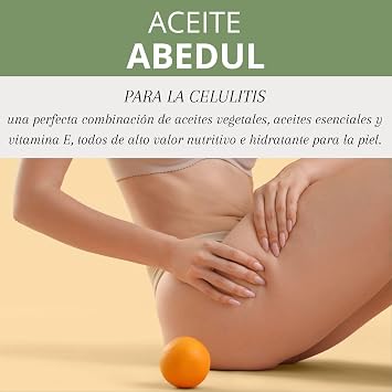 QKnatur - Birch Oil for Cellulite - 100 ml - With Natural Extracts - Tones, Firms, Moisturizes and Revitalizes the Skin - Improves Elasticity