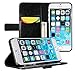 EasyAcc iPhone 6 Leather Wallet Case 4.7 Black Pouch Holster Flip Folio Case with Kickstand Card Holder Hard Case Stand Cover for iPhone 6 4.7 - Black