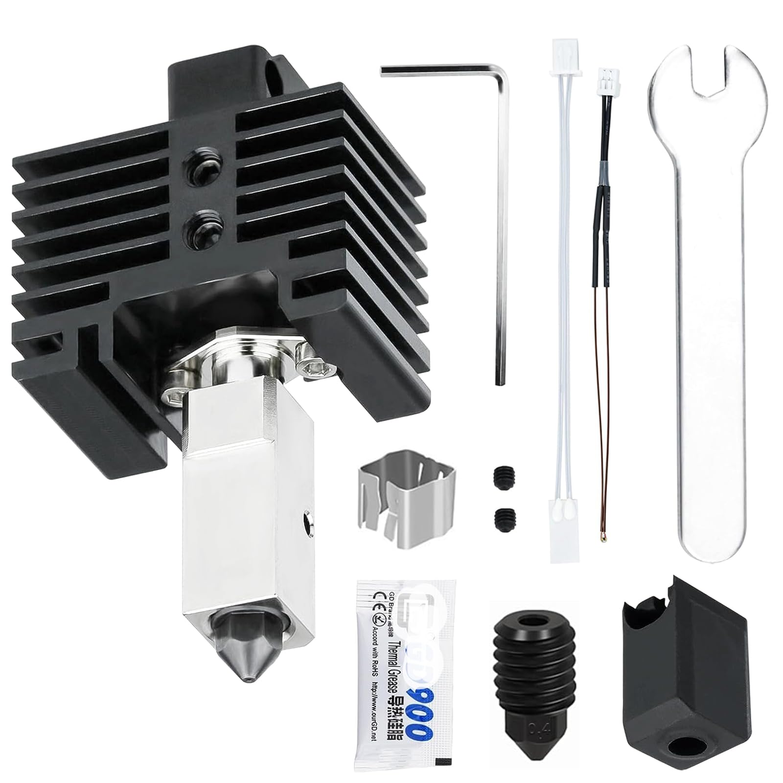 HIKUDIY Upgraded Hotend Kit for Bambu Labs X1/X1C 3D Printer, with