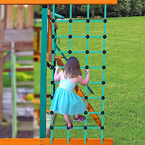 Besthouse Climbing Cargo Net, Indoor Climbing net, Outdoor Cargo Webbing Net, Military Climbing Cargo Net, 100% Nylon Material Rope Ladder, Corrosion Resistance, 30