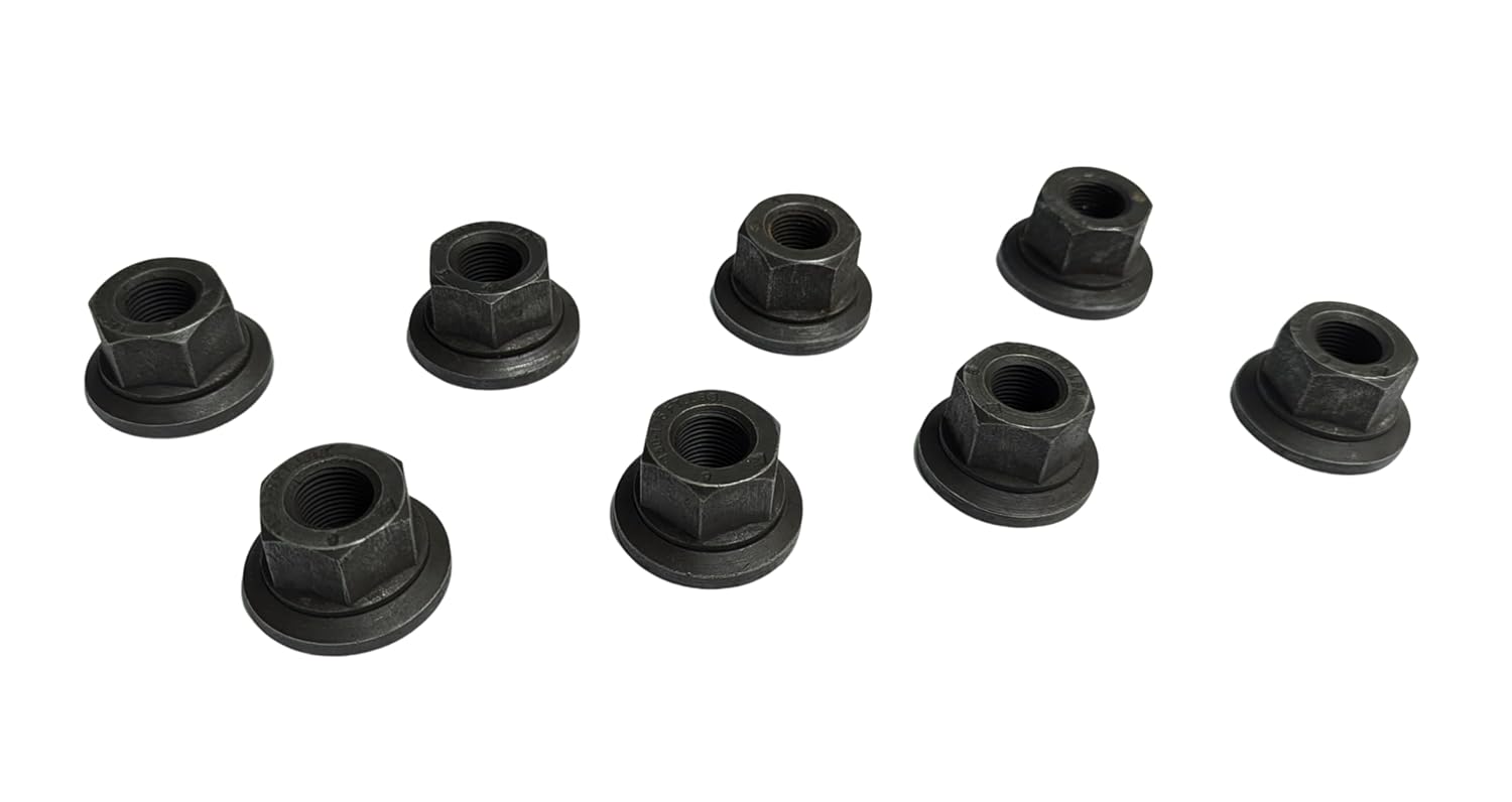 (8) 5/8"-18 Swivel Flange Trailer Lug Nut