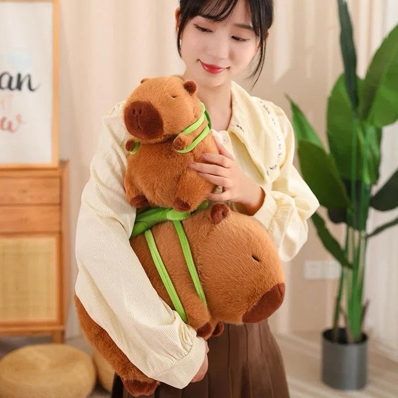 Image of HUG 'n' FEEL SOFT TOYS Capybara Plush Toy, 45cm Big Stuffed Animal | Ultra-Soft Huggable Cuddly Toy for Kids, Boys & Girls | Perfect Birthday or Valentine's Day Gift