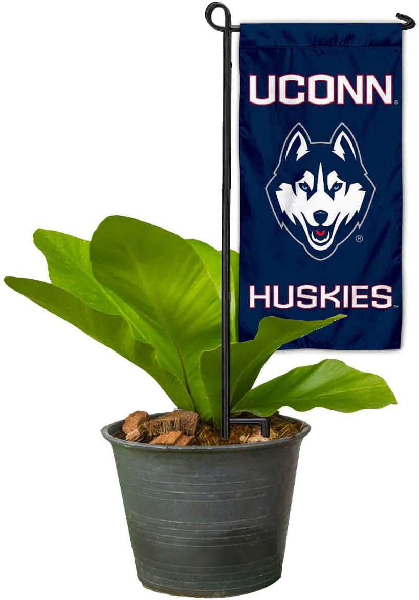 Connecticut Huskies Mini Garden and Flower Pot Flag Topper