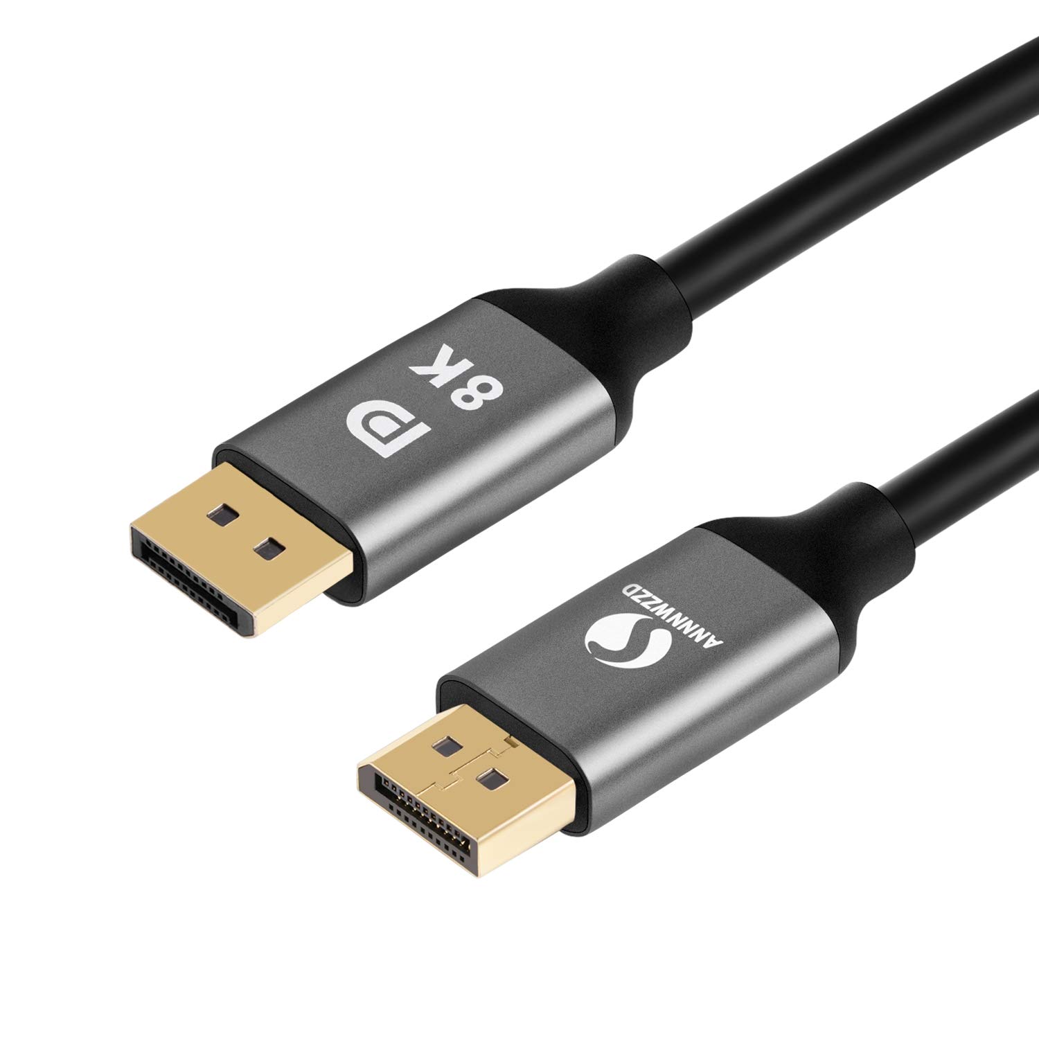 Hоlіdау Dеаlѕ 🛒 ANNNWZZD 8K DisplayPort Cable, DisplayPort to DisplayPort 1.4 Support 8K@60Hz(7680x4320) Resolution, 4K@144Hz, 32.4Gbps, HDR, HBR3, HDCP2.2 for PC, Laptop,HDTV Monitor (6FT)