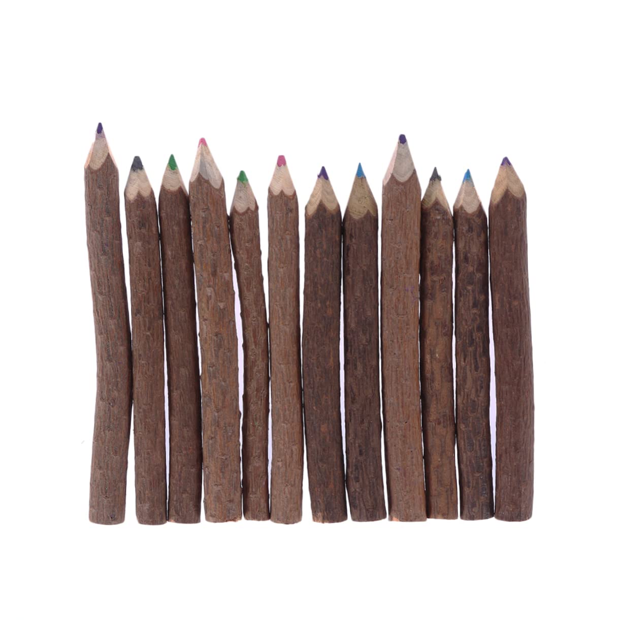 NUOBESTY 36 Piezas lápices de rama de árbol scout manualidades craft lapices de rama lápiz de rama de madera lápices de de rama familiar sucursal lápiz de dibujo