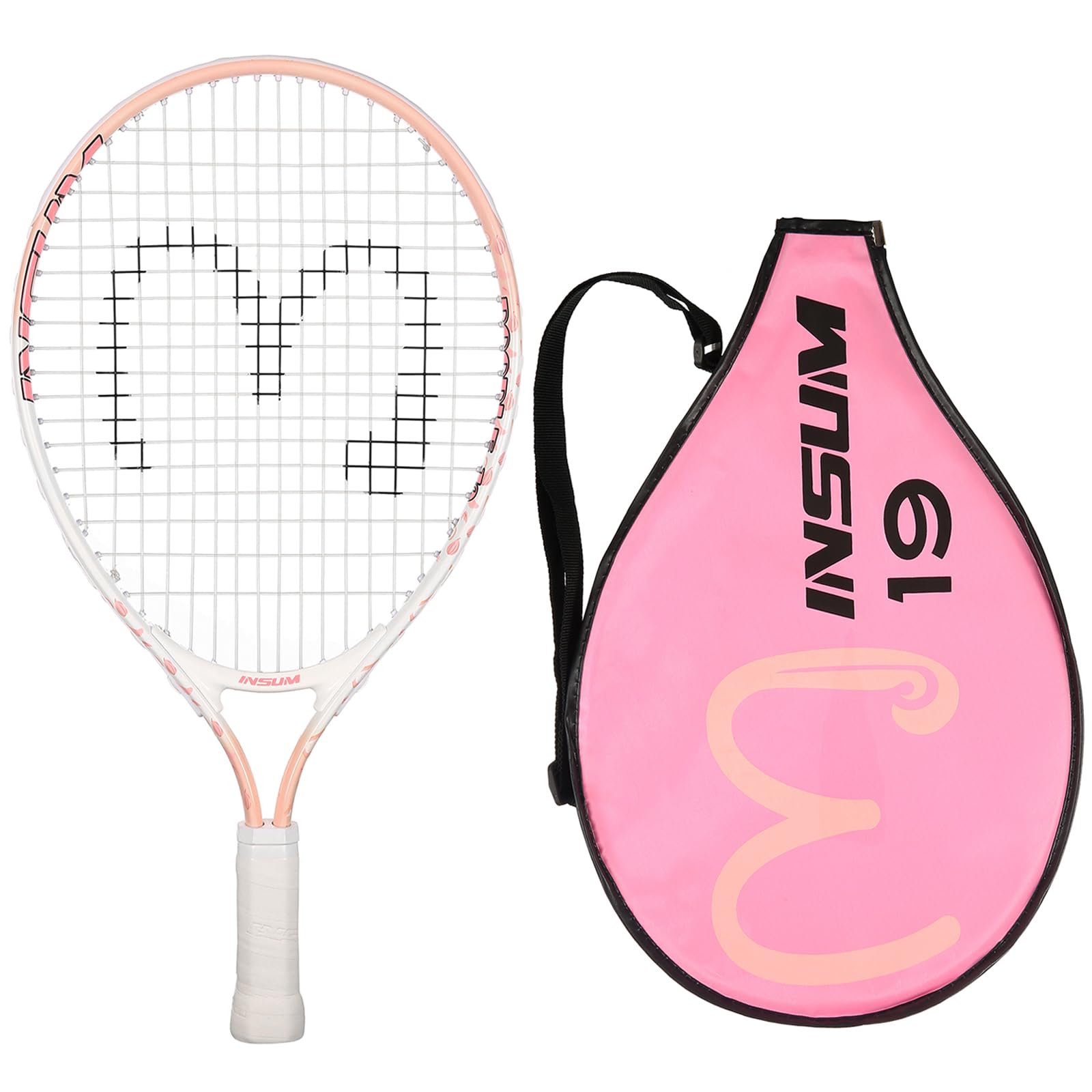 17-25 inches Kids Tennis Racket for Aged 2-10 Boys & Girls | Multi-Color & Size Tennis Racquet for Beginner Junior with Shoulder Bag Easy Carry
