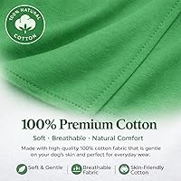 Vista 2 de Lovelonglong Ropa para Bulldog Ropa para Perro Camiseta en Blanco Camisetas para Bulldog Francés Bulldog Inglés American Pit Bull Pugs 100% Algodón