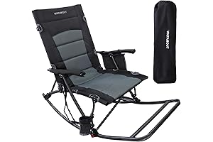 Folding Rocking Camping Chair with Footrest: The Perfect Outdoor Companion