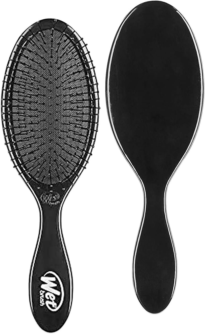Original Detangler Hair Brush - Classic Black - Exclusive Ultra-soft IntelliFlex Bristles - Glide Through Tangles With Ease For All Hair Types - For Women, Men, Wet And Dry Hair