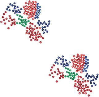 BESTOYARD 6 Pacotes Jogo Mm Feriado Número Festa Loteria Cor Adereços Atividade Decoração Total Sorteio Apenas De Substituição Tambor Plástico Para Jogos De Bingo Bolas Numeradas Favoritas