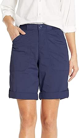 WILLIT Damesshorts, bermuda, katoen, lange shorts, sportbroek, yogabroek, fitness, knielang, workout, zomer, 25,4 cm, met zakken, Roze paars, M