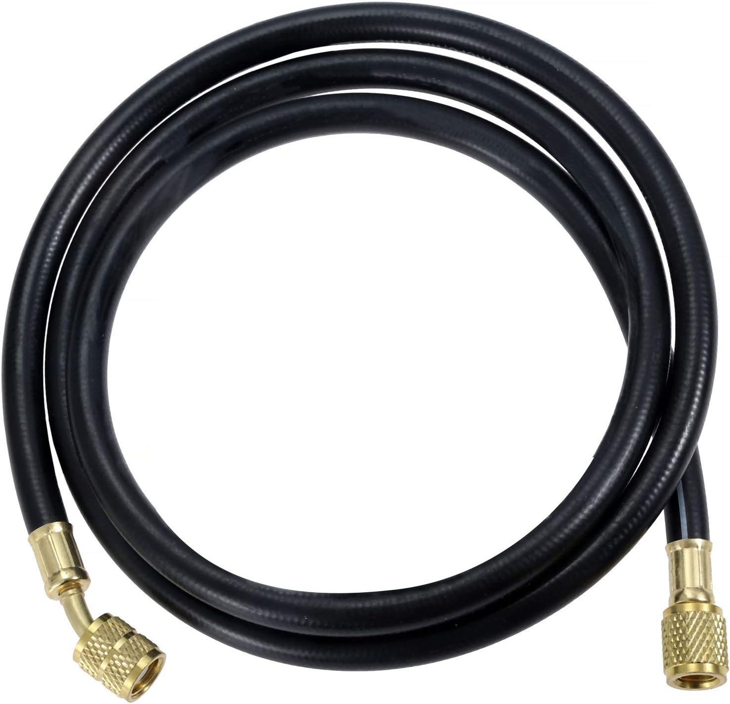 gohantee R410A AC Refrigerant Charging Hose, 59" HVAC Charging Hose with 1/4' SAE Female Thread, 800PSI Working Pressure Fits for R410A R22 R134A R12 R502 HVAC Air Condition Refrigeration Charging