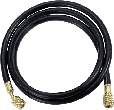 R410A AC Refrigerant Charging Hoses, 59 HVAC Charging Hose with 1/4 SAE Female Flare, 800PSI Working Pressure for R410A R22 R134A R12 R502 Air Condition System Maintenance