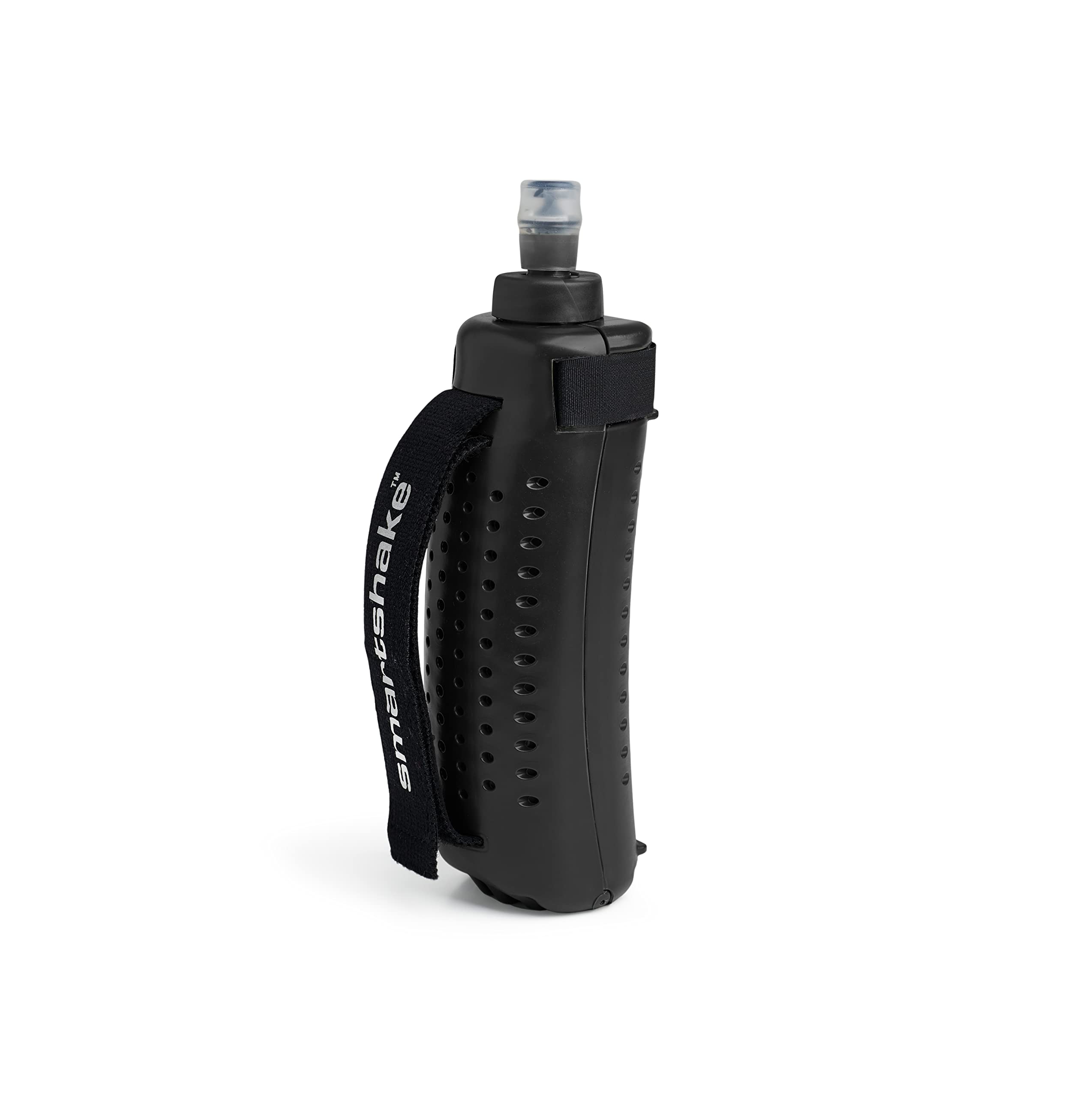 Smartshake RUN BOTTLE 8.5 oz / 250 ml Black Trinkflasche für Läufer (Wasserflasche für Läufer, Trinkflasche Sport)