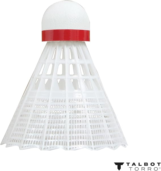 Talbot-Torro Volani da Badminton Tech 450, Lattina 6 Pezzi, in Nilon Premium - 2