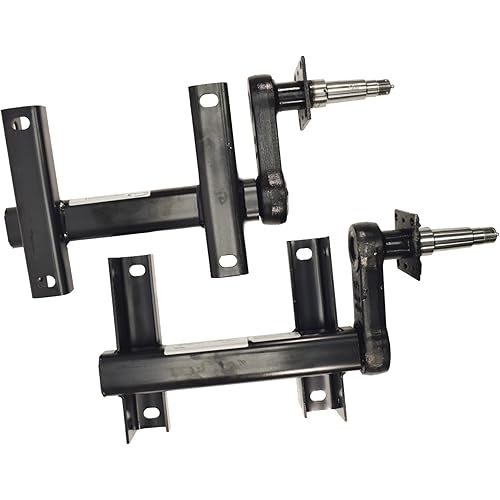 RIGID HITCH INCORPORATED Reliable 3,500 lbs. Torsional Stub Axles (Pair) - 1-3/8" to 1-1/16" Tapered Spindles W/Trailer Hubs (TSA-3505)