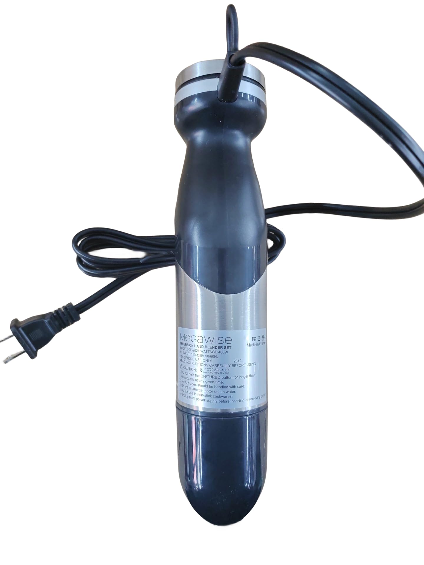 MEGAWISE Accessori per frullatore a immersione (motore nero)
