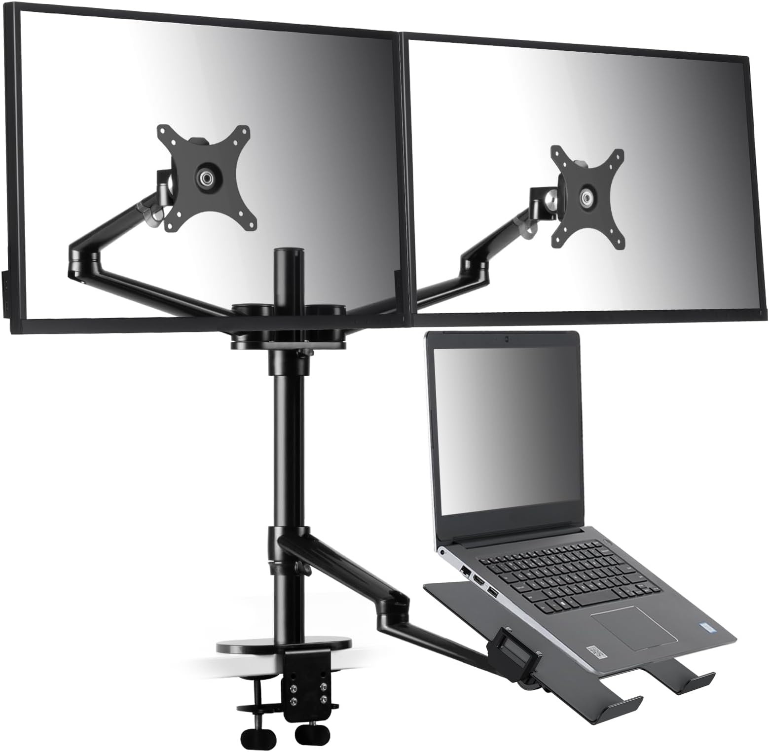Amazon.com: Viozon Monitor and Laptop Mount, 3-in-1 Adjustable Triple ...