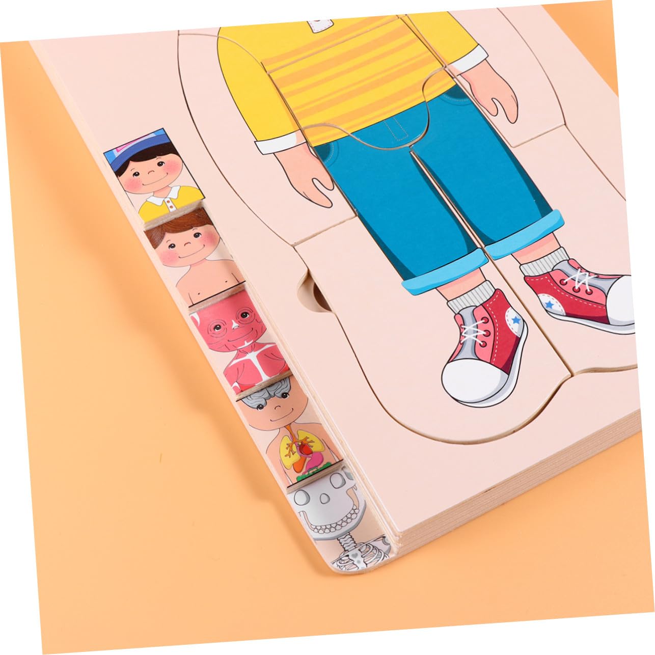 Puzzle in Legno Multistrato, Giocattolo Educativo per Bambini
