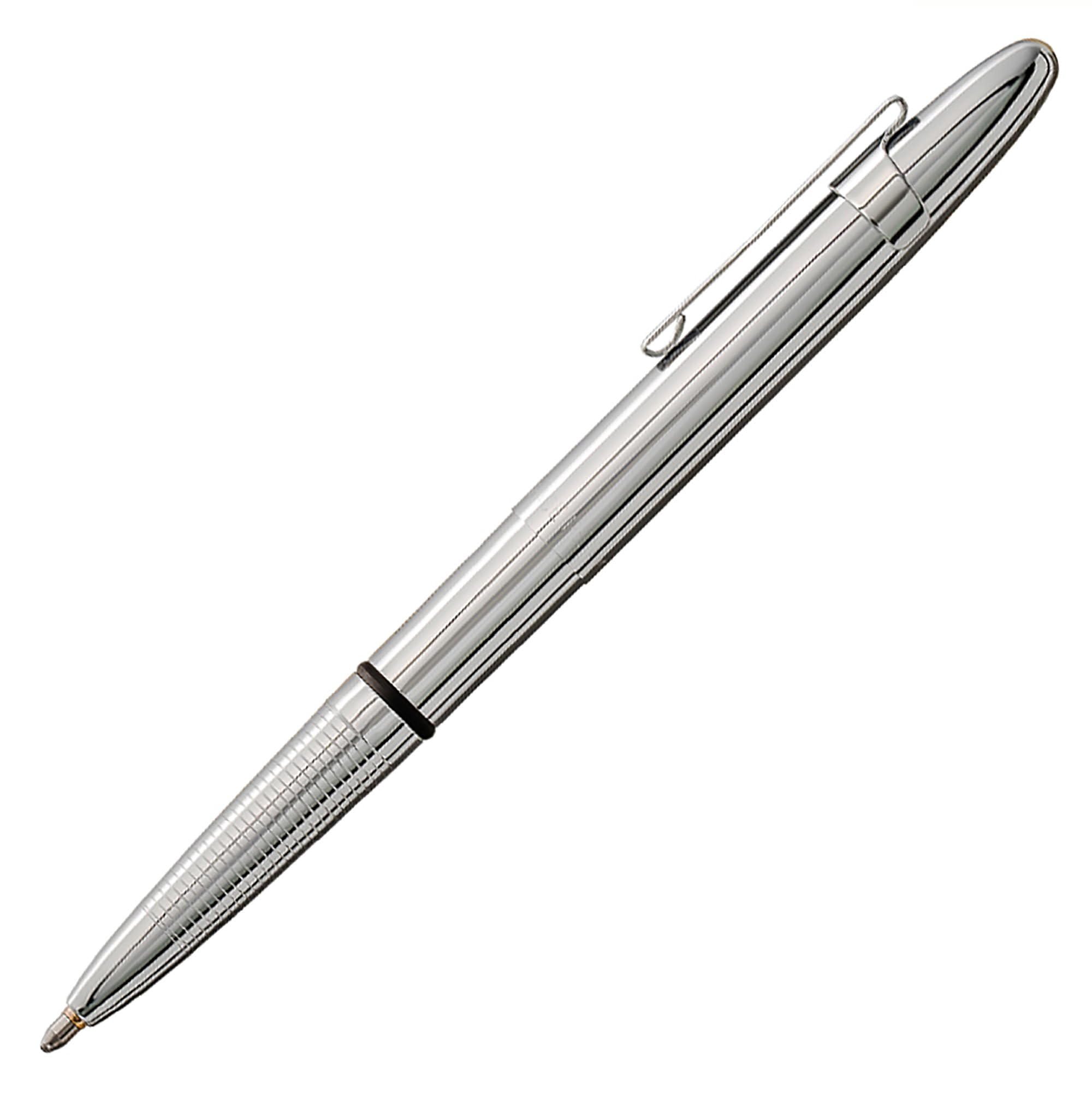 Chrome Bullet Space Pen with Clip, Clamshell (S400CL)