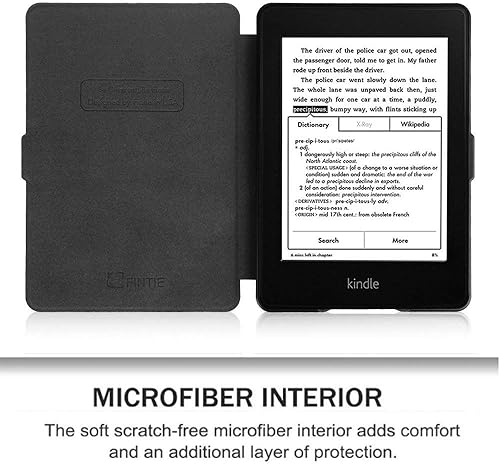 Vista 88 de Funda para Kindle Paperwhite Fintie SmartShell Negro