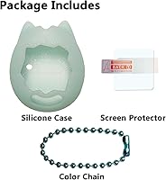 Vista 2 de JCHPINE Funda de silicona para Tamagotchi Original Mascota Digital, Funda Protectora para Juguetes y Accesorios de Mascota Electrónica Original Azul