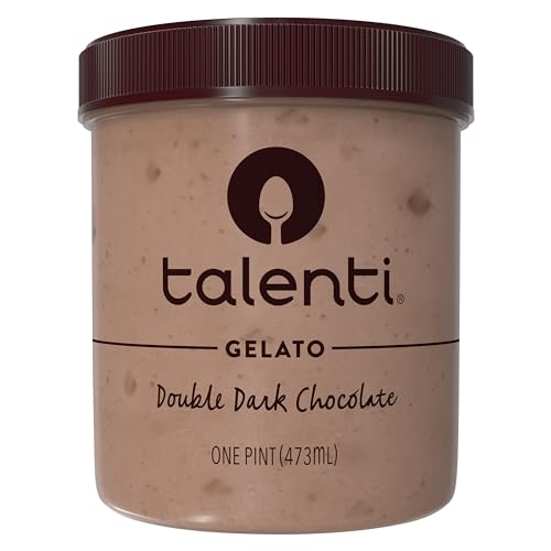 Talenti Gelato For a Delicious Frozen Dessert Double Dark Chocolate Made with Ingredients 1 pint