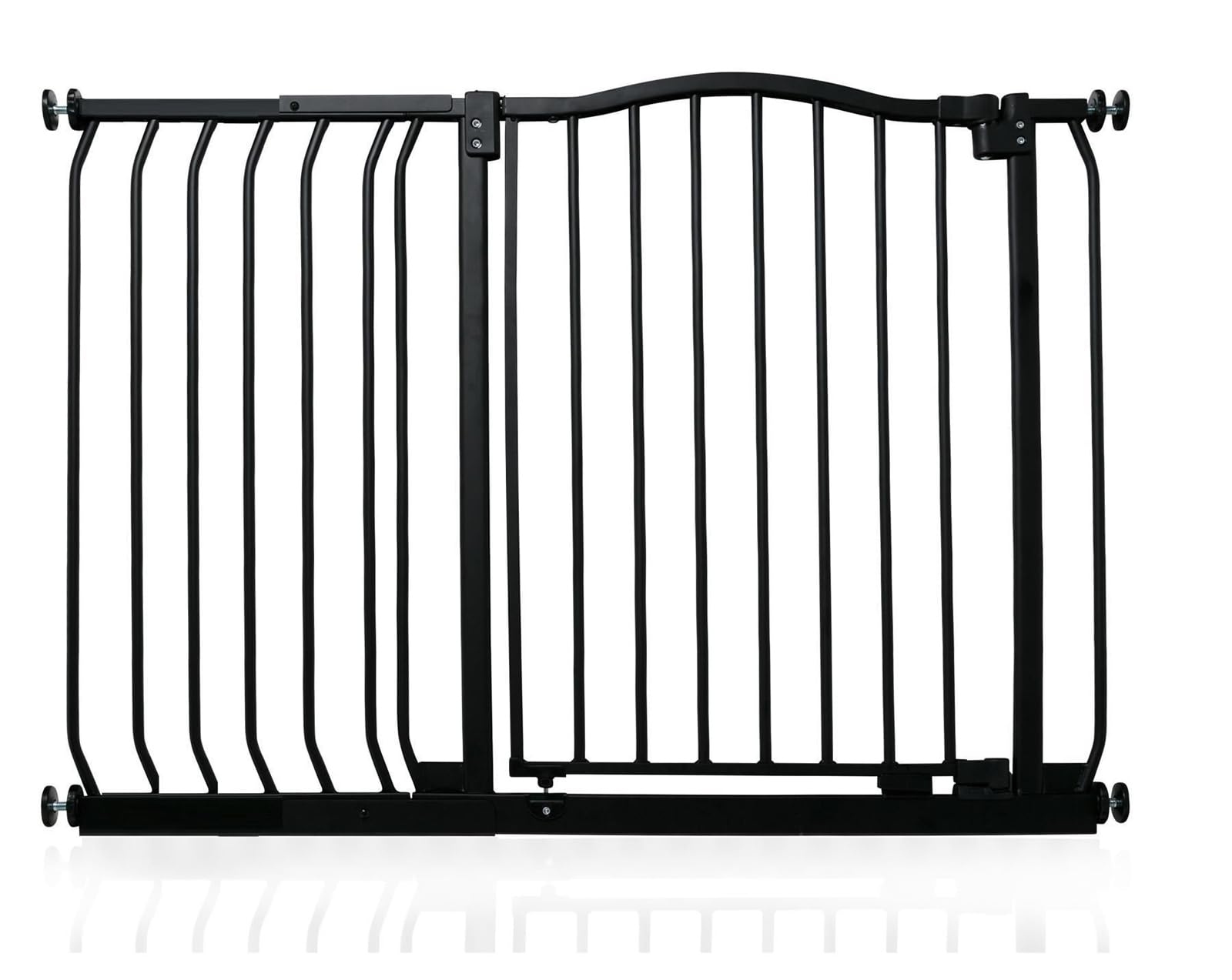 Safetots Curved Top Safety Gate, 71cm - 80cm, Matt White, Pressure Fit Stair Gate, Baby Gate for Doors Hallways and Spaces, Safety Barrier, Easy Installation — view 14