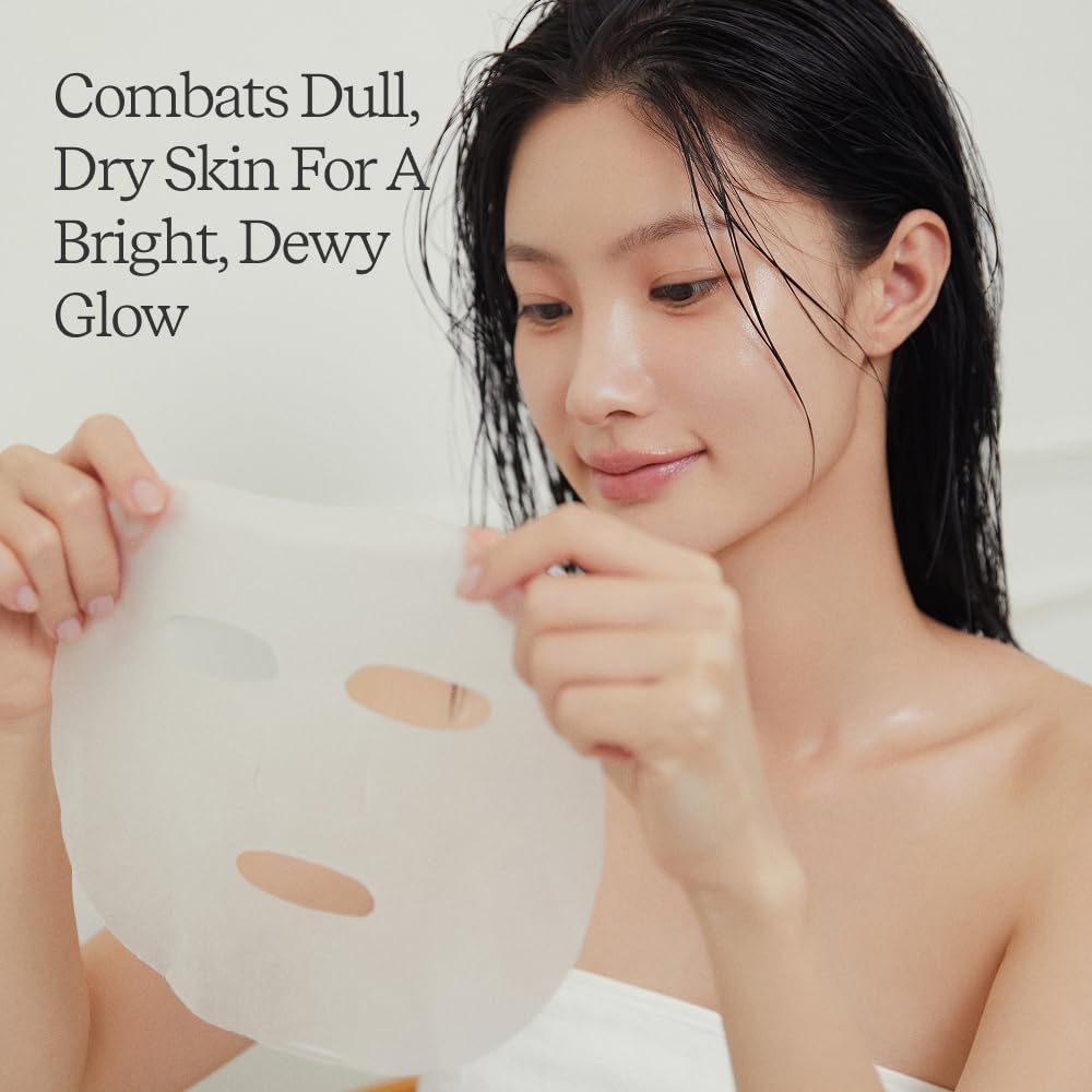 ByUR Vita Giving Keep Radiance Aqua Serum Mask - Dark Spots & Hyperpigmentation, Brightening & Hydrating, Hyaluronic Acid, Niacinamide, Vitamin C Daily Face Sheet Mask Pore Care Korean Skincare (4pc) - Image 2