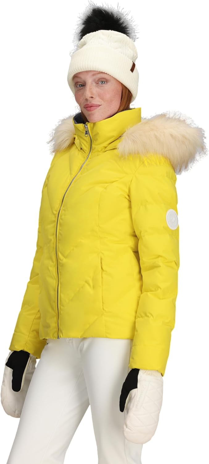 Obermeyer Womens Bombshell Winter Jacket, Waterproof and Insulated with Synthetic Down for Ski and Snow