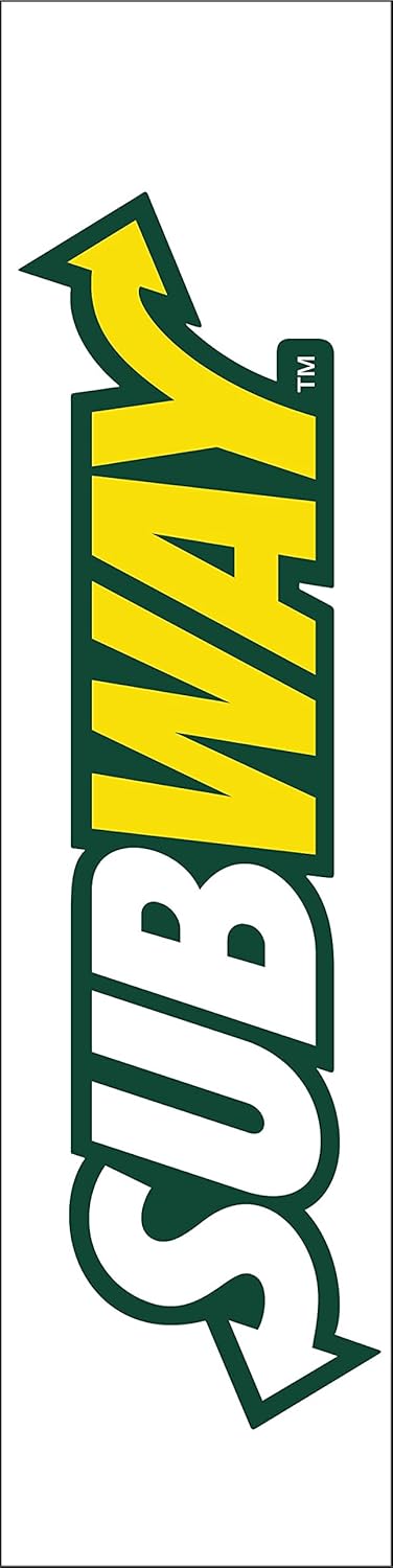 Subway Advertising and Marketing Rectangle Boomer Feather Flag Replacement FLAG ONLY (Without Pole Kit)