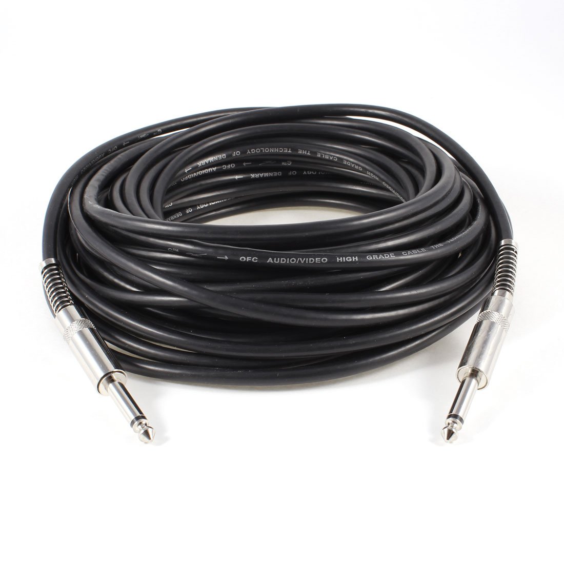 Ruilogod 6.35mm maschio a 6,35mm Cavo del microfono del connettore maschio 49ft 15m
