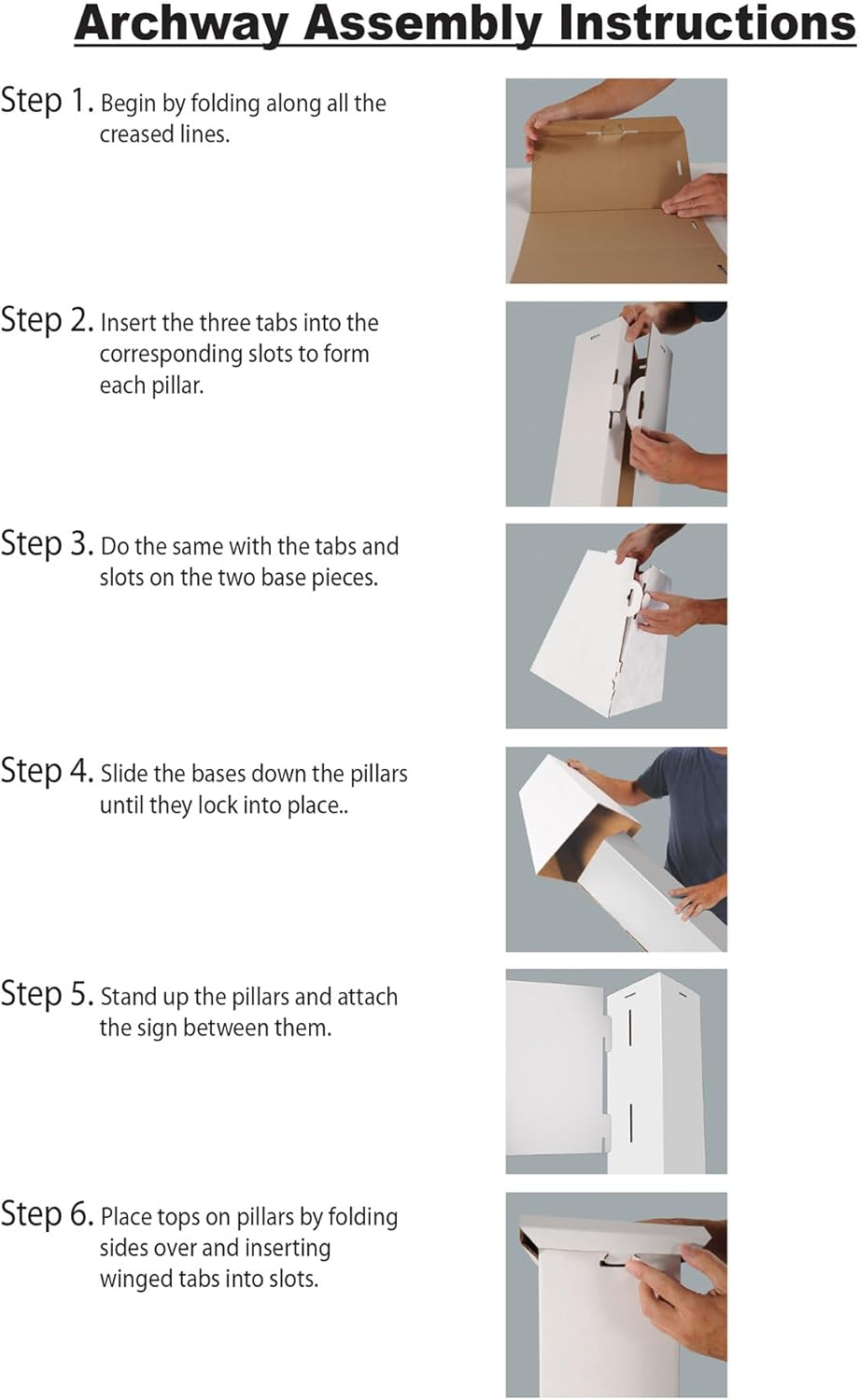 Casino 3D Archway Decoration - 7.5' - Red and Black