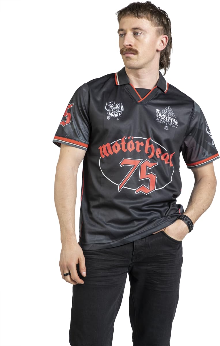 Motörhead Ace of Spades Rock FC Männer Trikot schwarz