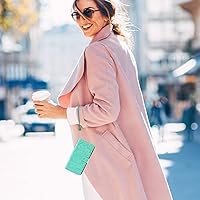 Vista 6 de Asuwish Funda de teléfono para Xiaomi Redmi 10A/9C Wallet Cases con protector de pantalla de vidrio templado, funda delgada con tapa abatible