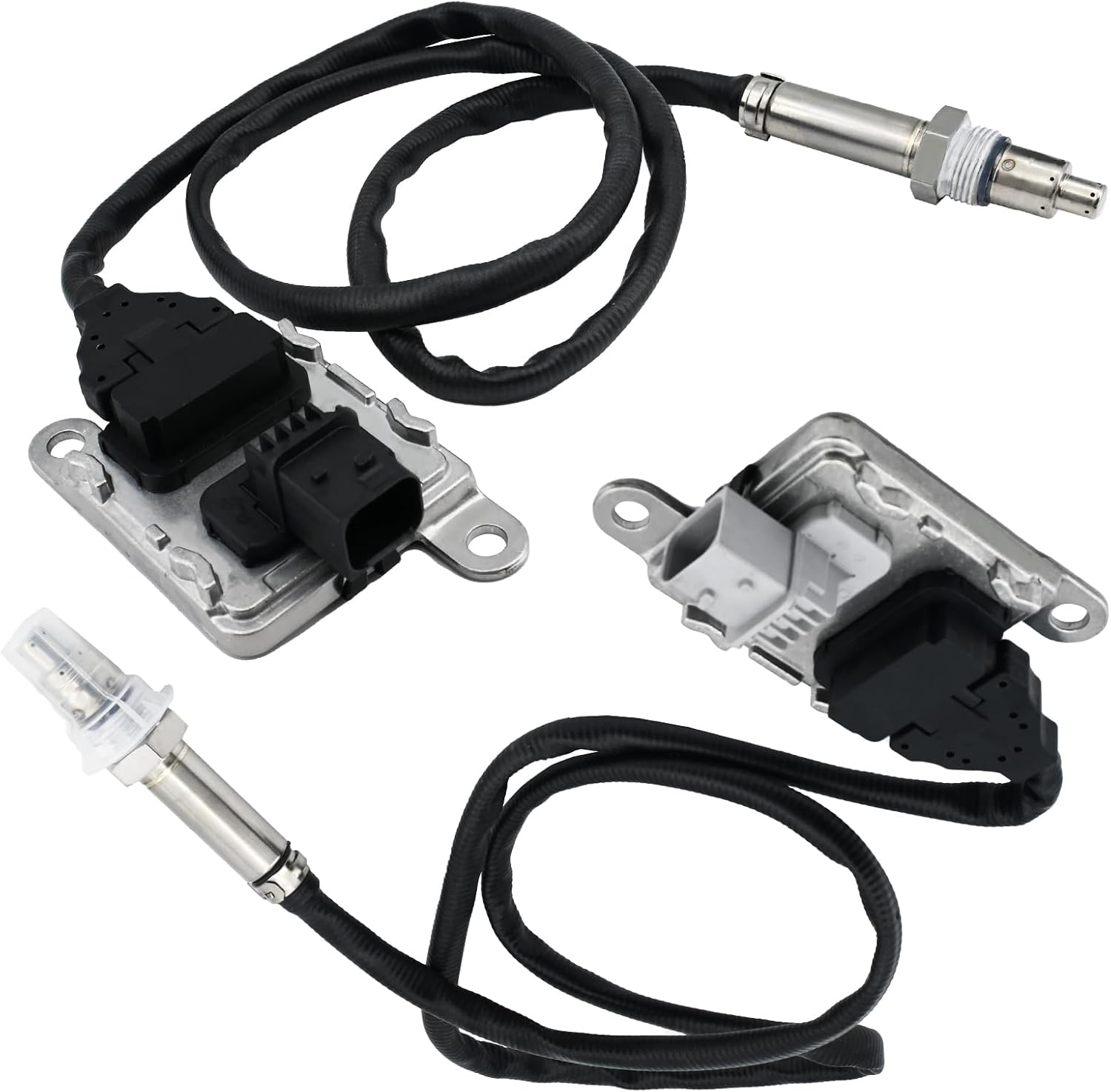 Inlet & Outlet NOx Sensor - Compatible with 2013-2018 Cummins Engine ISX 15.0, ISX 11.9, Downstream & Upstream Nitrogen Oxide Sensor, Replace #5WK96740B, 3687930, 5WK96749B, 2872942