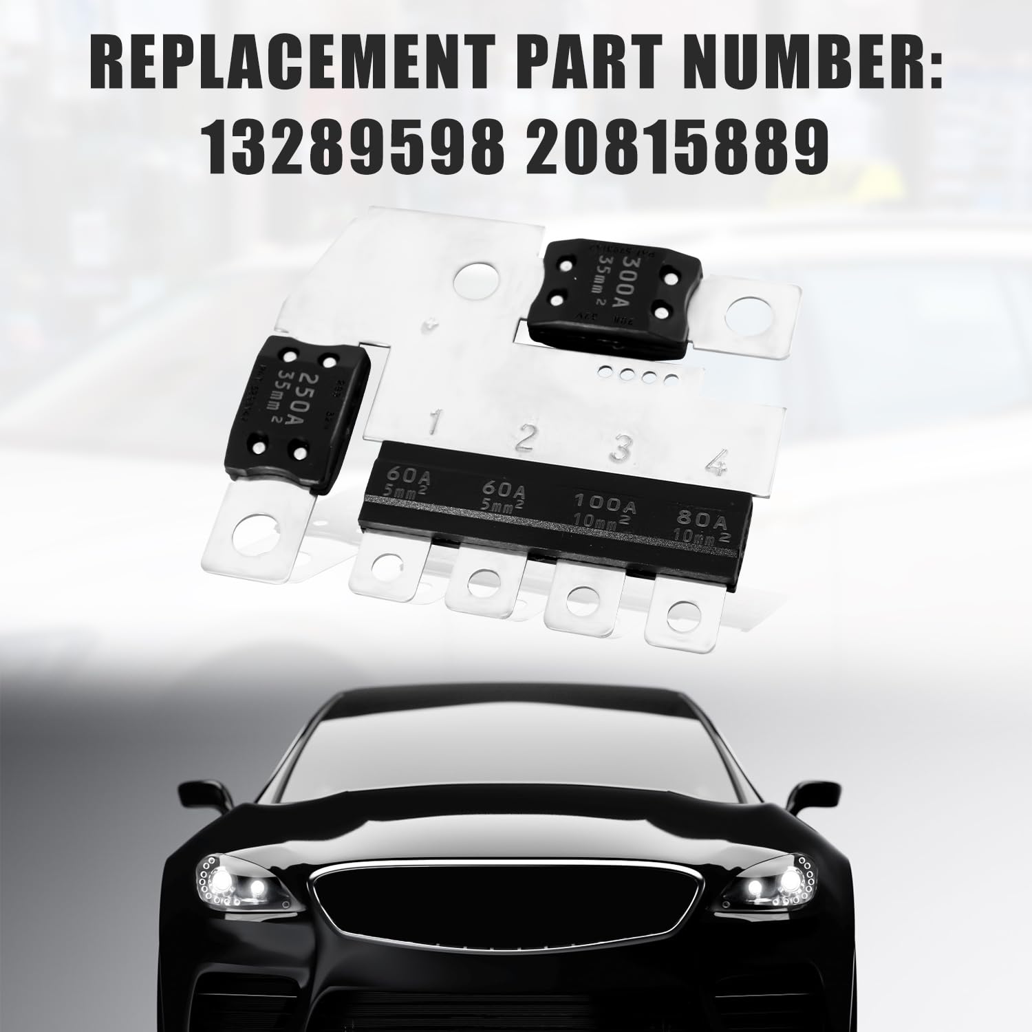 Piastra Portafusibili Anteriore 13289598 20815889: Ricambio Per Fusibile Principale Per Cadillac ATS, CTS, SRX, XTS E Chevy Impala, Malibu, Buick (2010-2019)