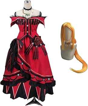 リゼロ プリシラ コスプレ衣装 ウィッグ 扇子 込 リゼロ プリシラ コスプレ衣装 ウィッグ 扇子 込