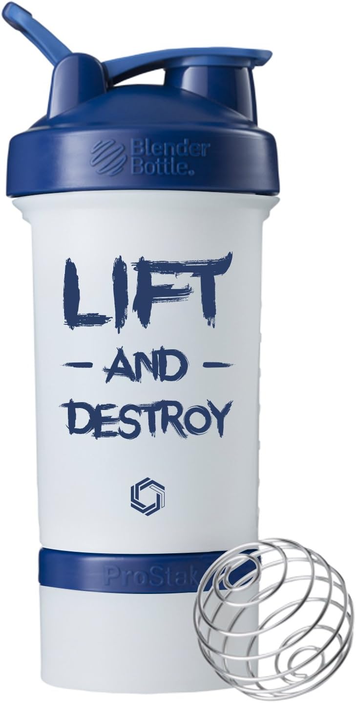 Motivational Quotes on Blender Bottle Brand ProStak Shaker