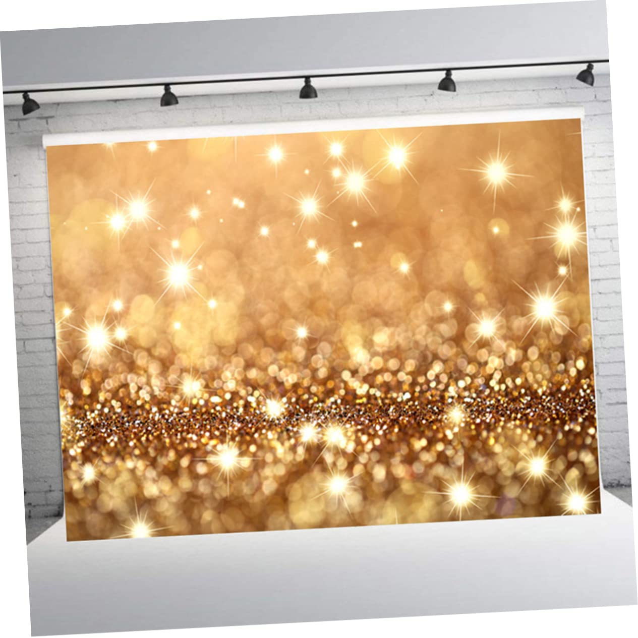 Fondale Fotografico Professionale 150x210 Cm Oro in Etilene Propilene | 1 Pezzo, Uso per Party e Shooting, Tocco Confortevole, Adatto ad Amatori e Professionisti