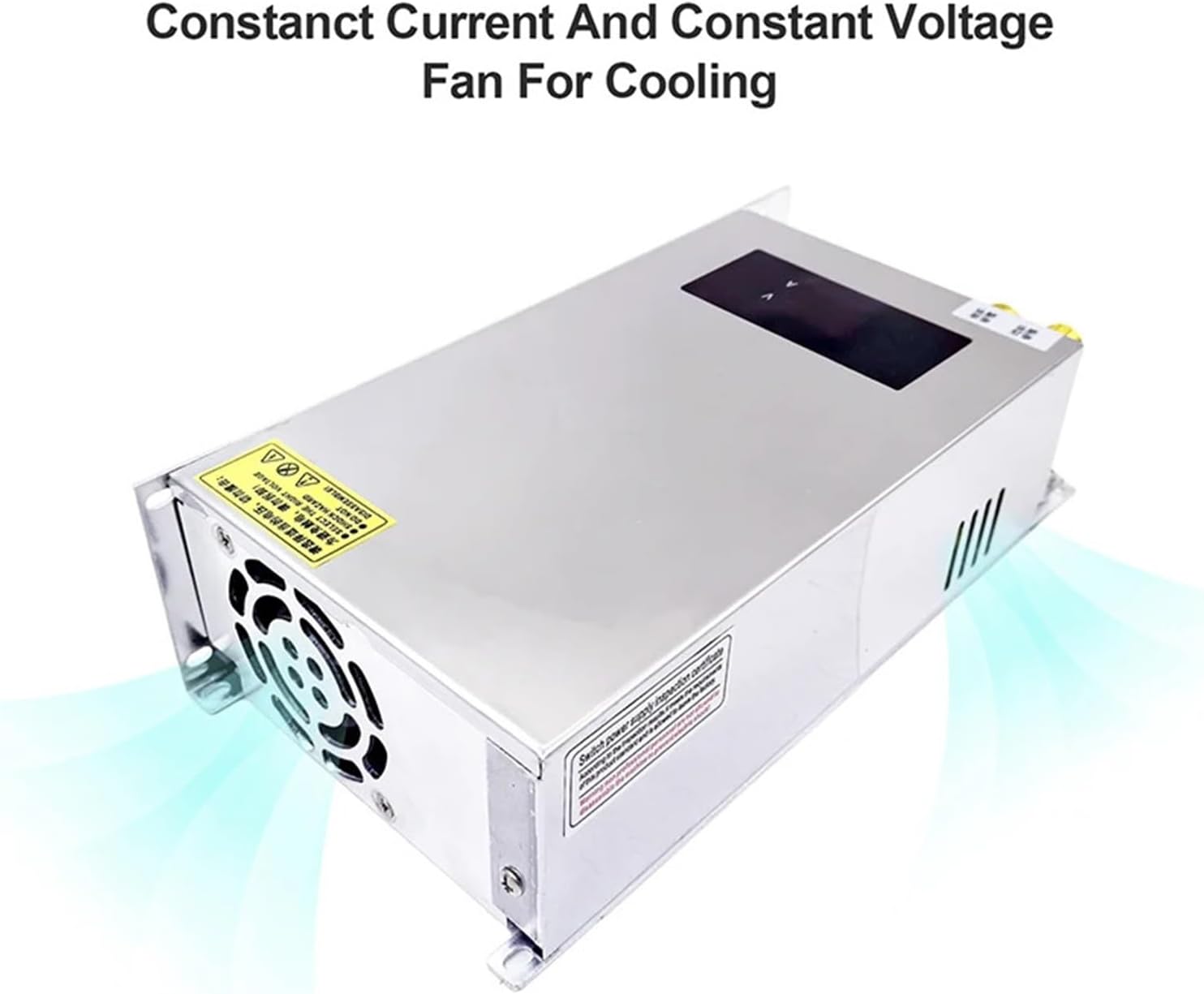1000W Switching Power Supply with Digital Display, 0-60V Adjustable CV/CC for Battery Charger Motor(220 V,0-80V 0-12.5A)