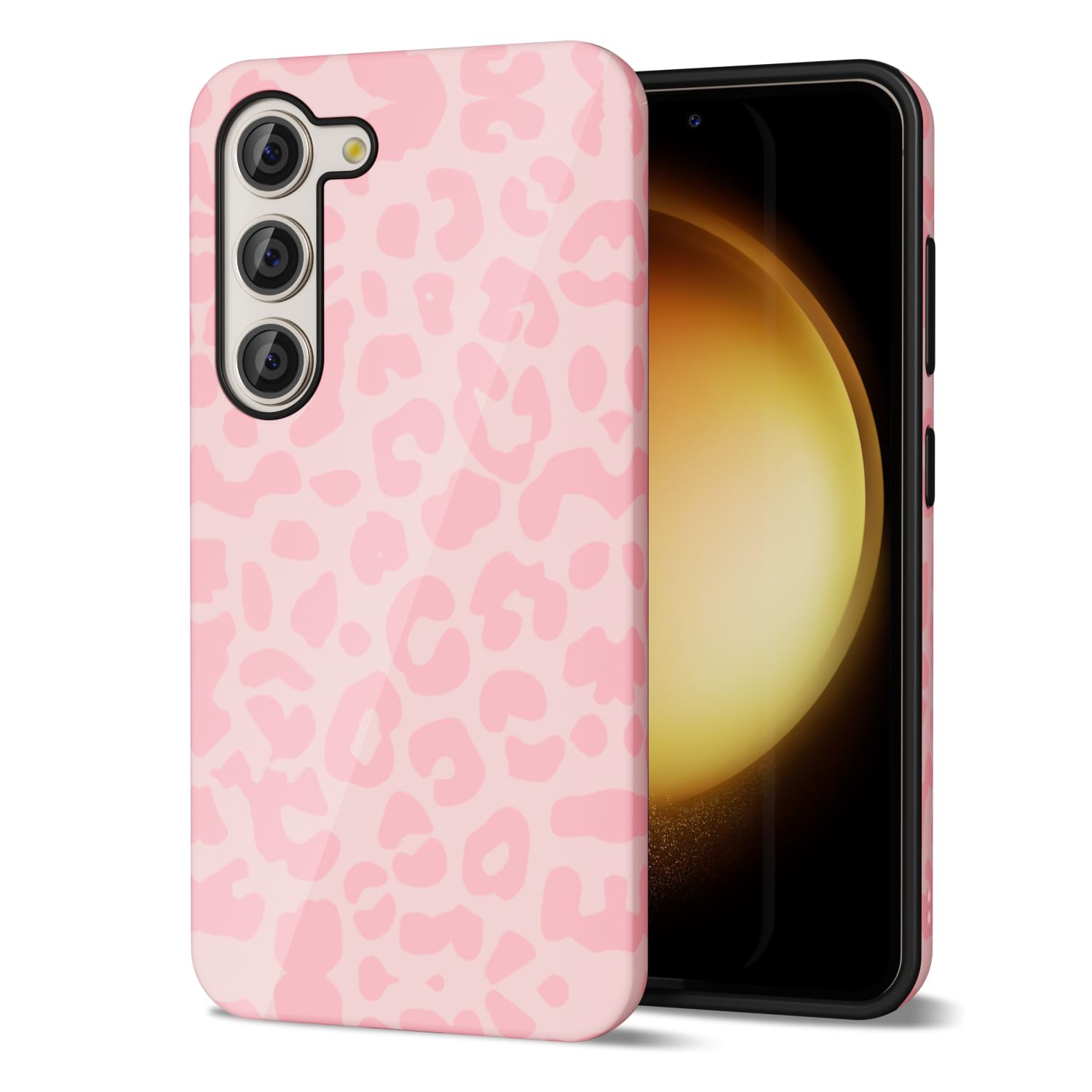 Svanove Cheetah Print Phone Case for Samsung Galaxy S23 Plus Case Girly, Cute Leopard Case for Women, Luxury Trendy Retro Cool Animal Print Design,