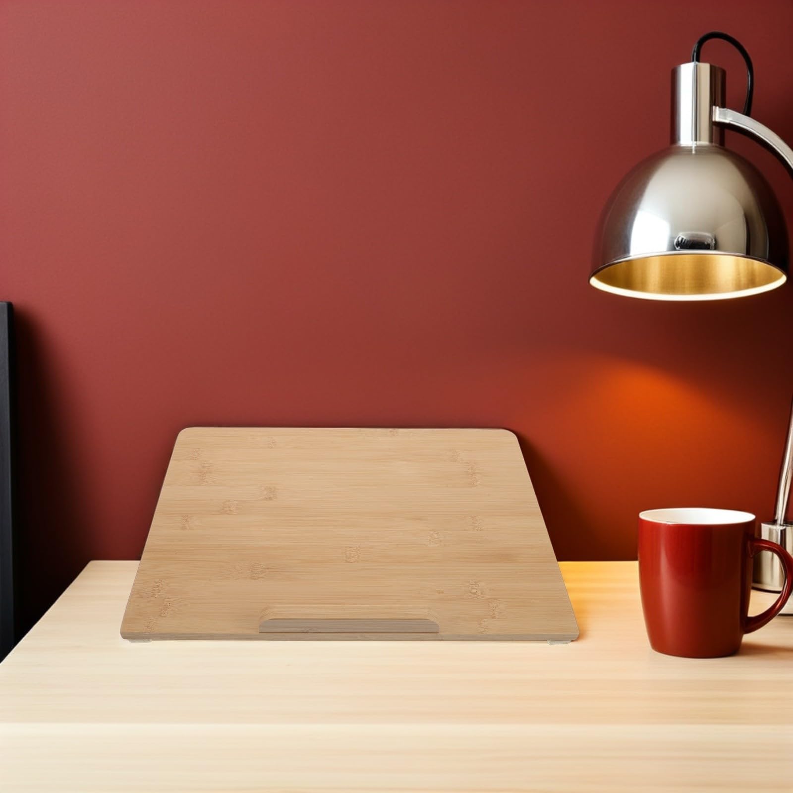 Caballete Plegable Multiusos de Madera y Metal Diseño Ergonómico y 6 Niveles Ajustables para Escritorio, Adecuado para Pintar en Casa y Viajar